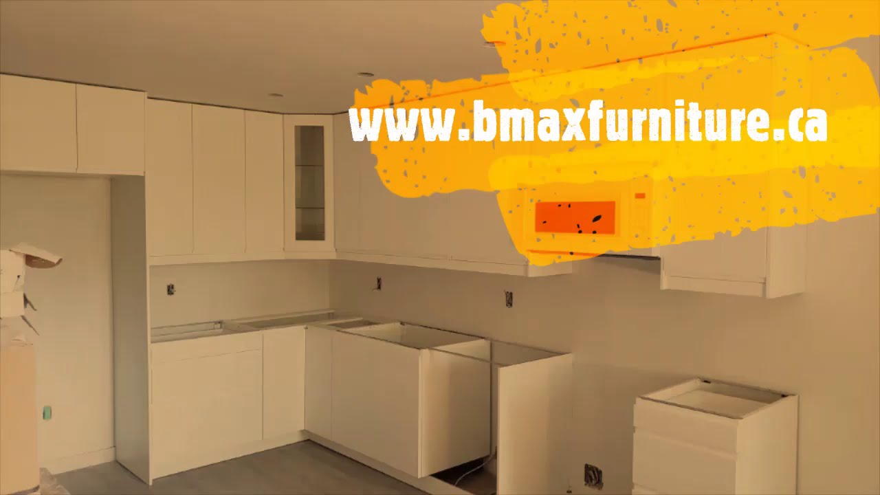 IKEA kitchen cabinet installation.Time Lapse