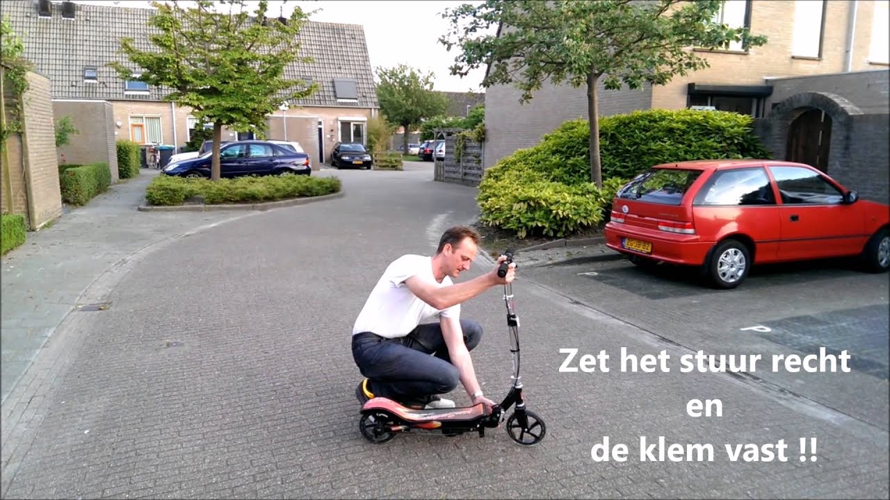 van spacescooter naar step