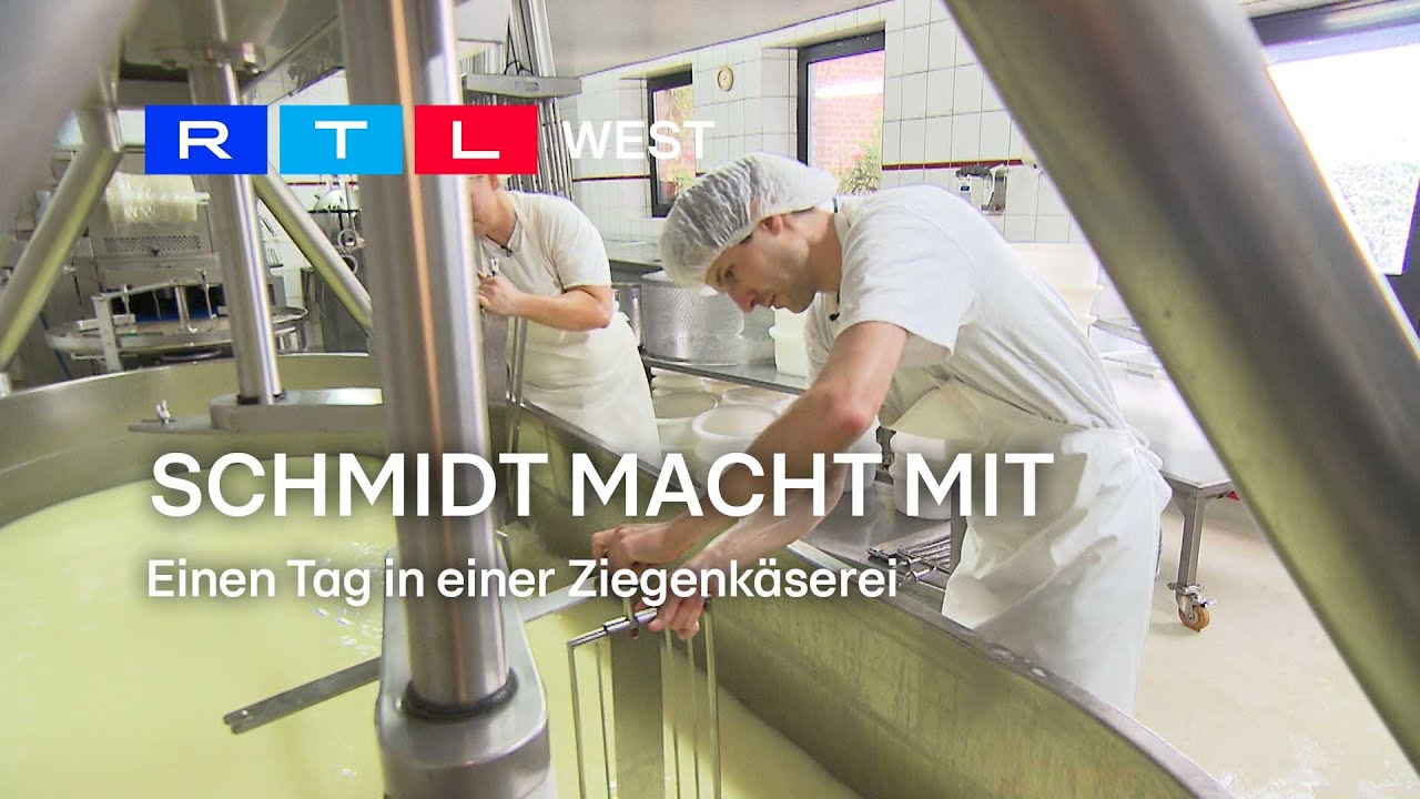 Schmidt macht mit: Einen Tag in der Ziegenkäserei | RTL WEST