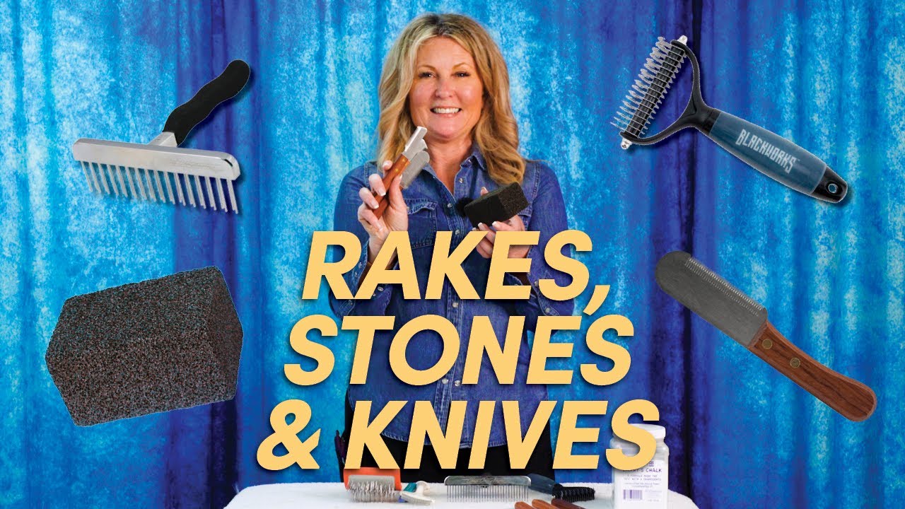 Rakes, Stones & Stripping Knives | Dog Grooming & Handling Equipment Series