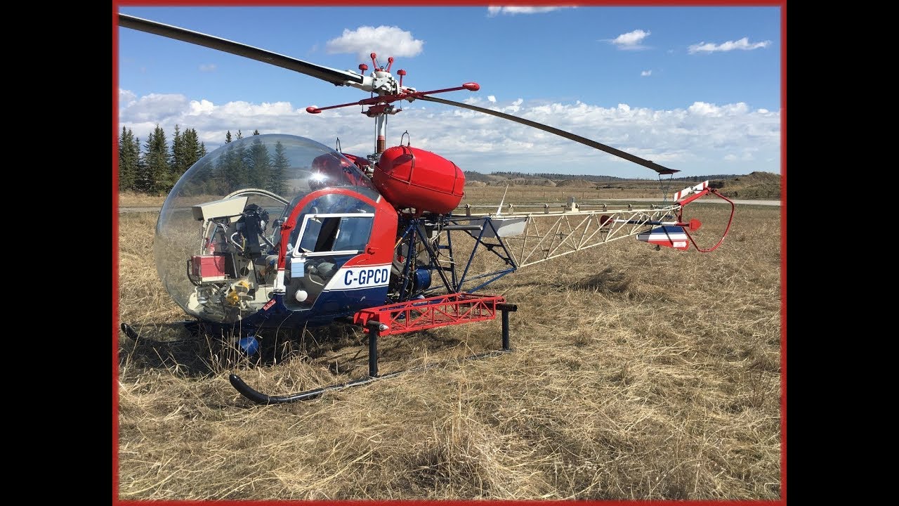 Bell 47G4 at Sundre, Alberta Fly-in