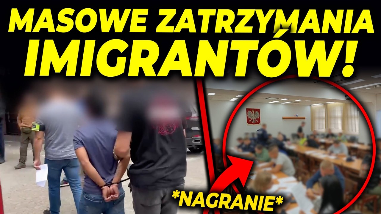 SZOKUJĄCY FINAŁ NALOTU POLICJI NA IMIGRANT&Oacute;W!