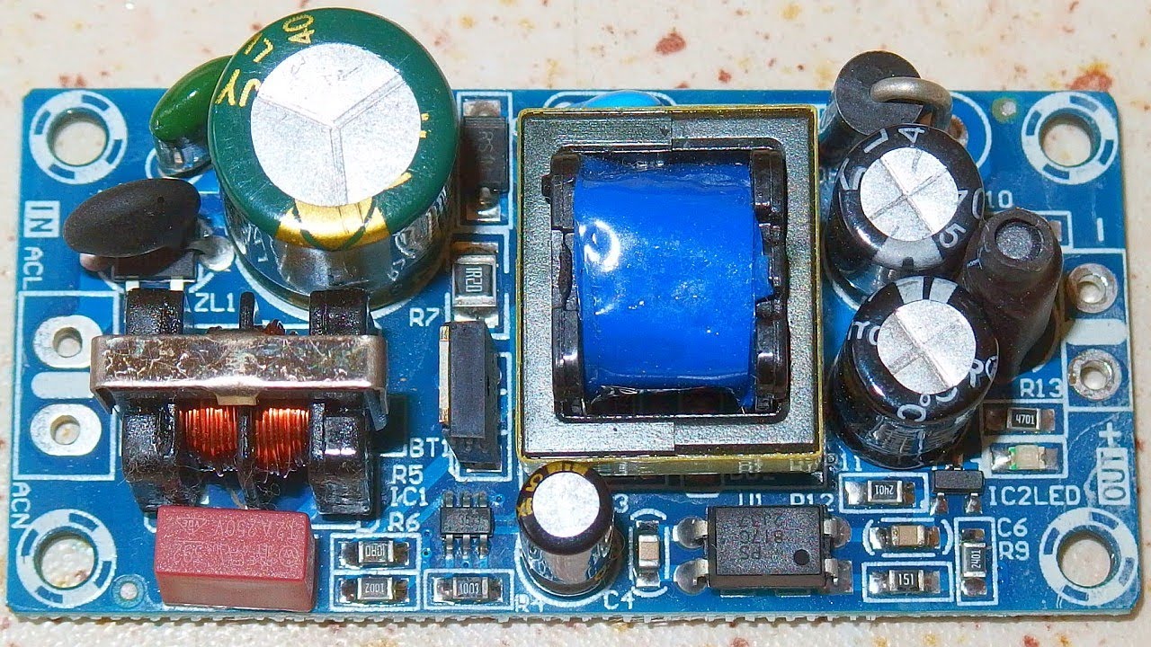 5V 2A SMPS - test, teardown, schematic, explanation, improvements