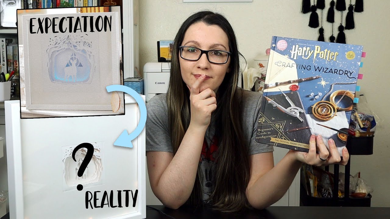 Crafting Wizardry | A Desperate Attempt to DIY a Patronus Lighted Shadow Box