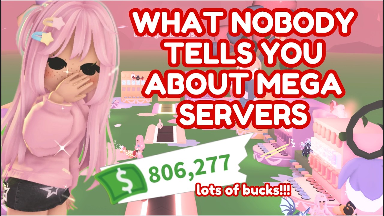 Серверы Mega Grind: объяснение (как присоединиться + секретные советы) #adoptme #roblox