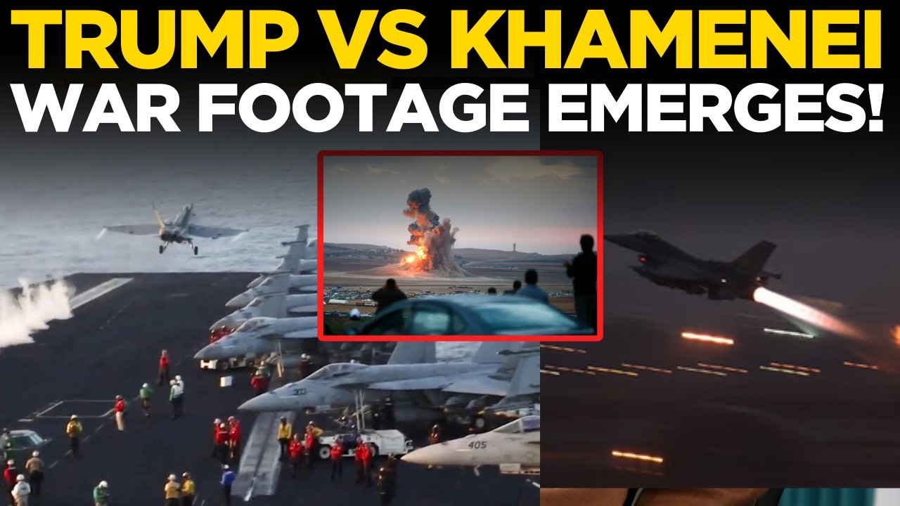 US-Iran War LIVE: US–Iran Tensions Escalating | War Footage Sparks Global Alarm | Trump | Khamenei
