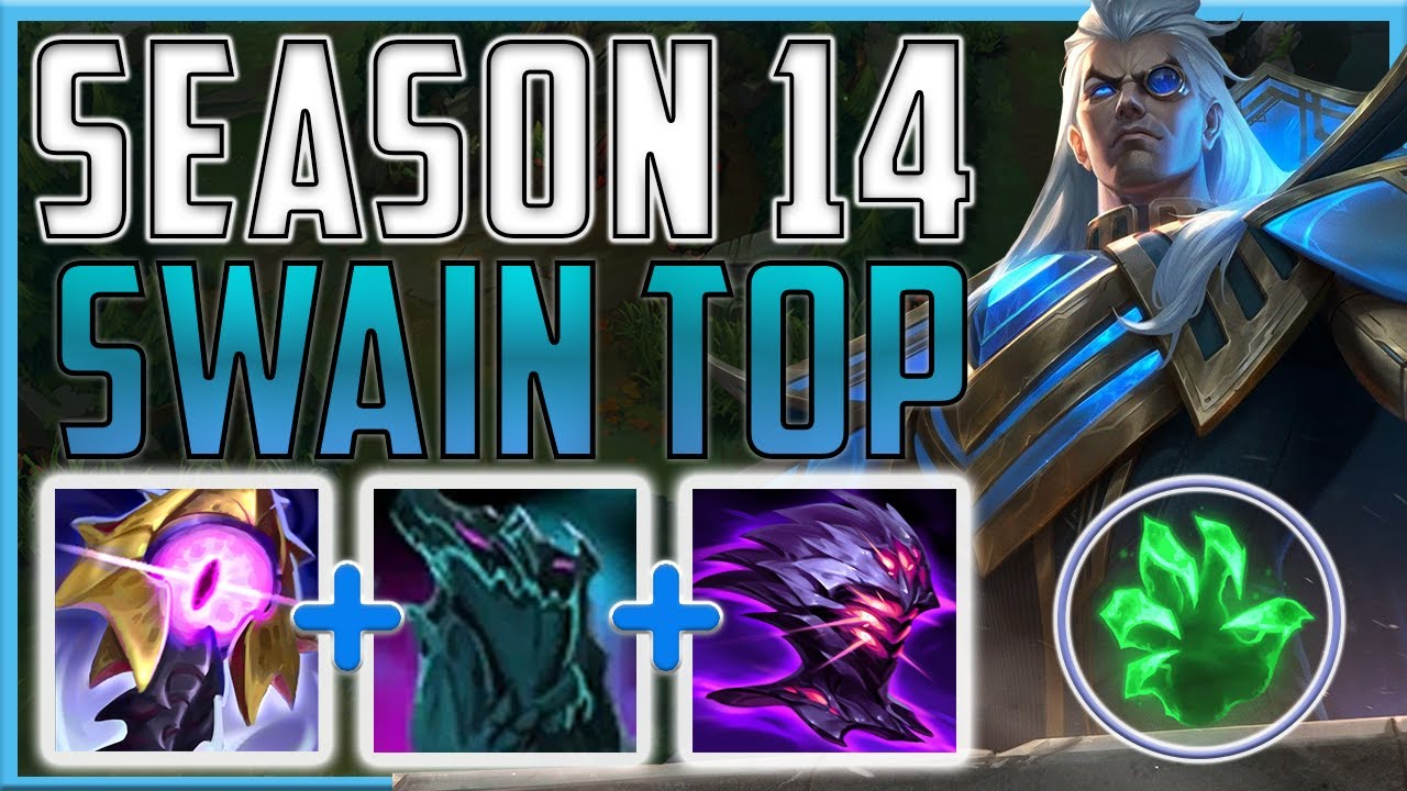 THE NEW/REWORKED SEASON 14 ITEMS ARE SUPER FUN TO TRY ON SWAIN TOP!! - Swain Top | Season 14 LoL