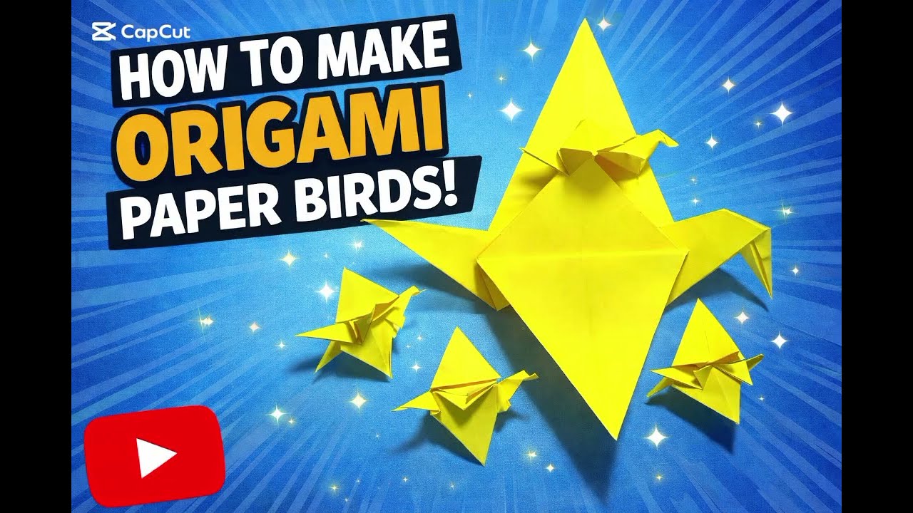 DIY ,How to make bird from A4 paper