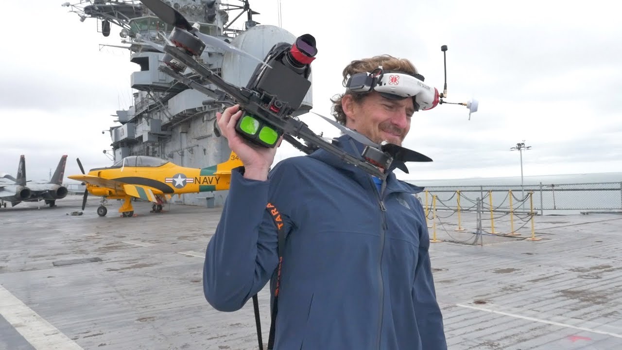 Cinematography with a Crazy Beast-Class FPV Drone, Part 5, The Aircraft Carrier Landing