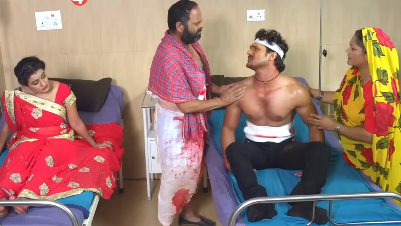 खेसारी लाल और अक्षरा सिंह का रोमांस पकड़ा गया! 😱 पापा ने रंगे हाथ पकड़ा, फिर हुआ बवाल
