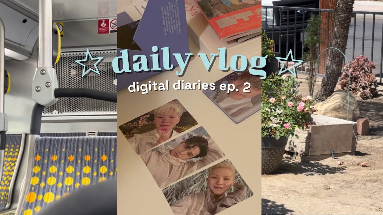 digital diaries ep. 2 📎 daily vlog, college, shopping, unboxing Kpop albums