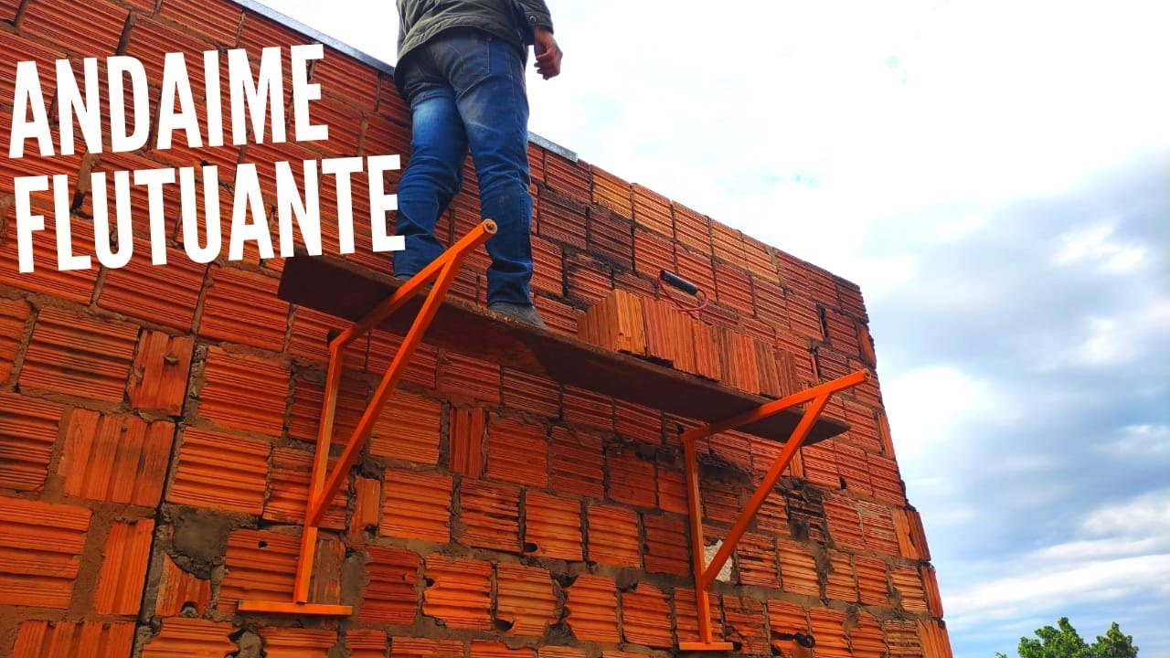 PEDREIRO inventa ANDAIME FLUTUANTE