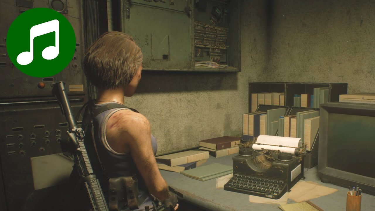 Relaxing SAFE ROOM With Jill 🎵 ONE HOUR Resident Evil 3 Remake Music (RE3 OST | Soundtrack)