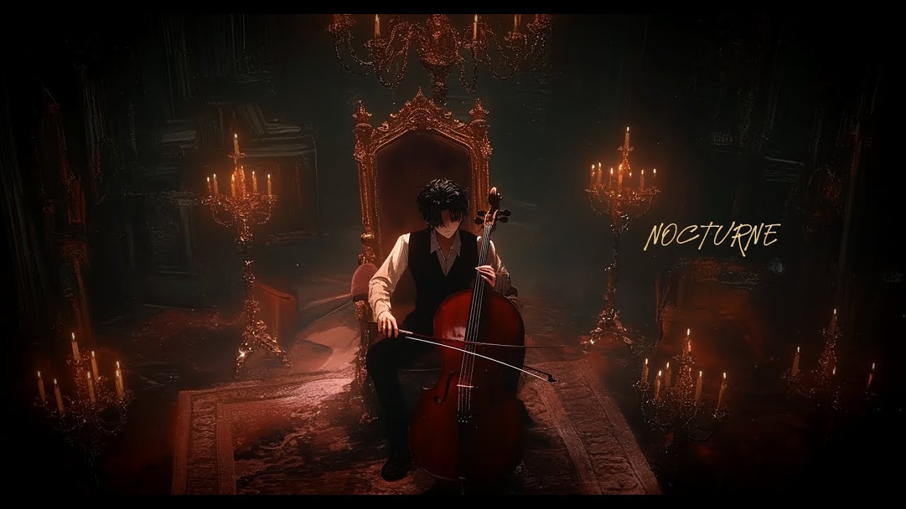 Nocturne in Shadows 🎻🕯️ | Dark Cello Solo for Deep Sleep & Thinking