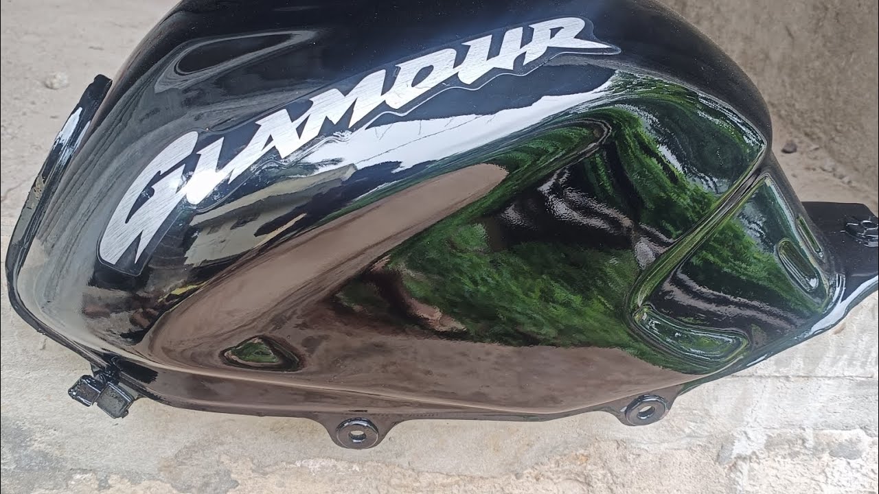 hero glamour bike fual tank painting