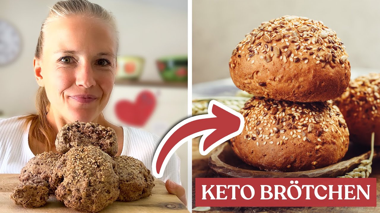 SELBSTGEMACHTE BRÖTCHEN 🌱 (Keto & vegan)