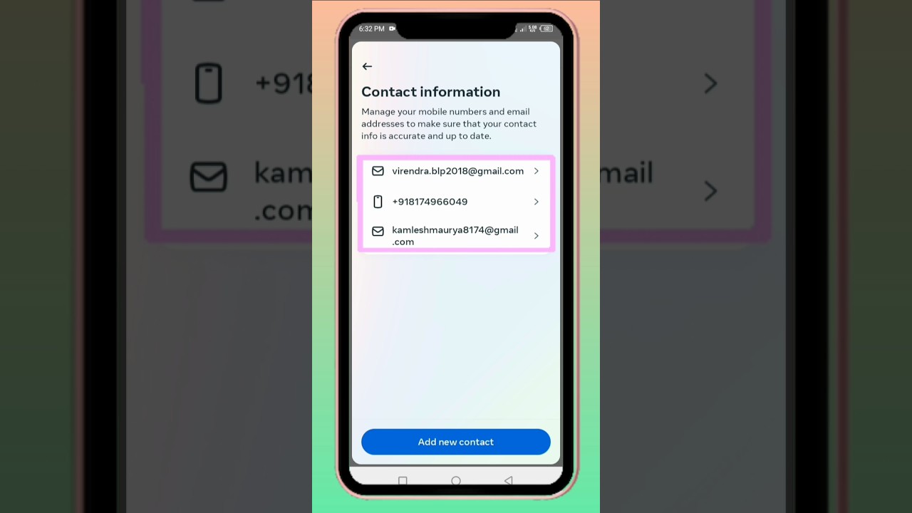 how to check mobile number & email in fb acount #email #phoneinfo