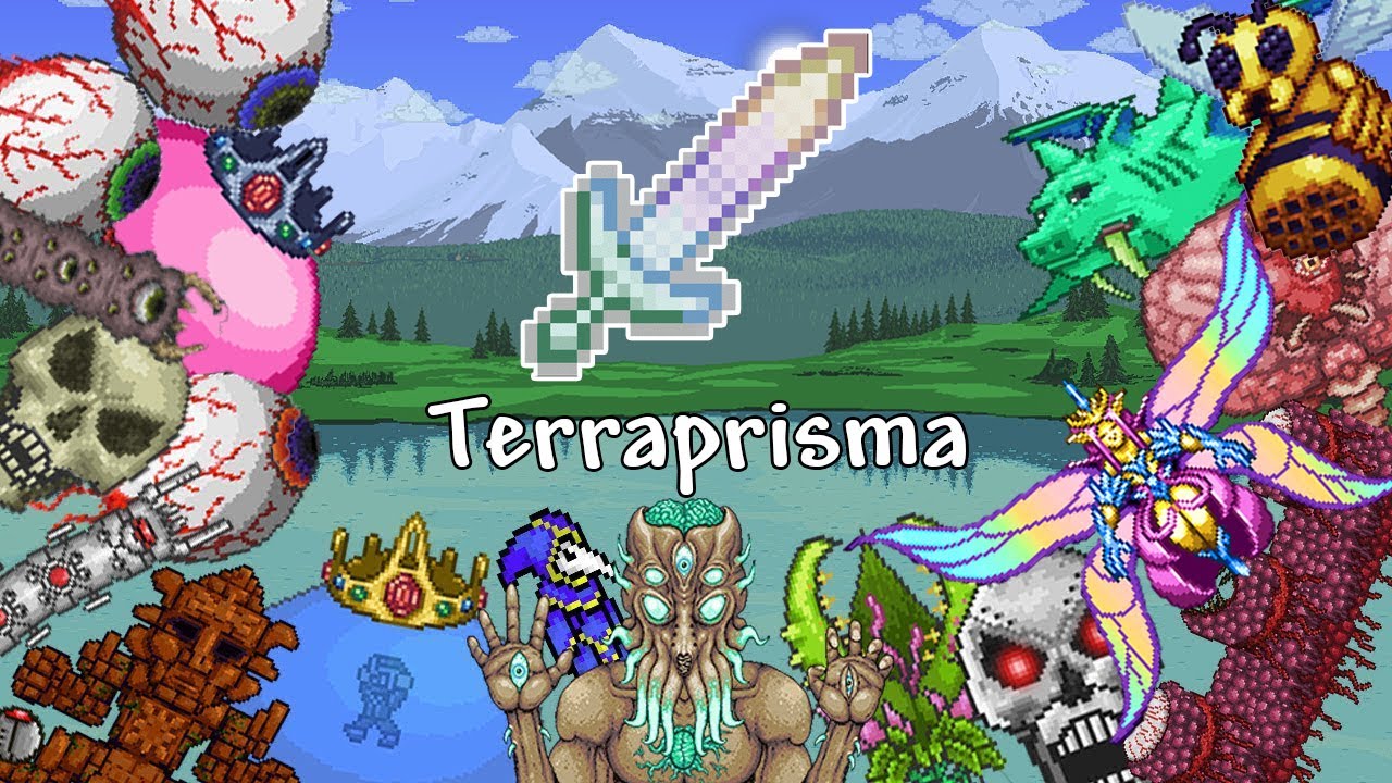 Terraprisma vs All Bosses | Terraria (Master Mode)