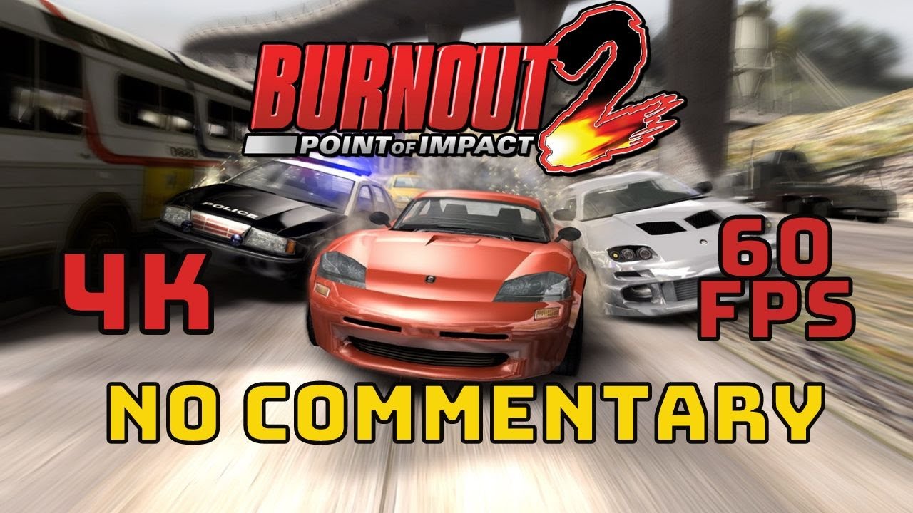Burnout 2: Point of Impact | 4K | Longplay Walkthrough | No Commentary