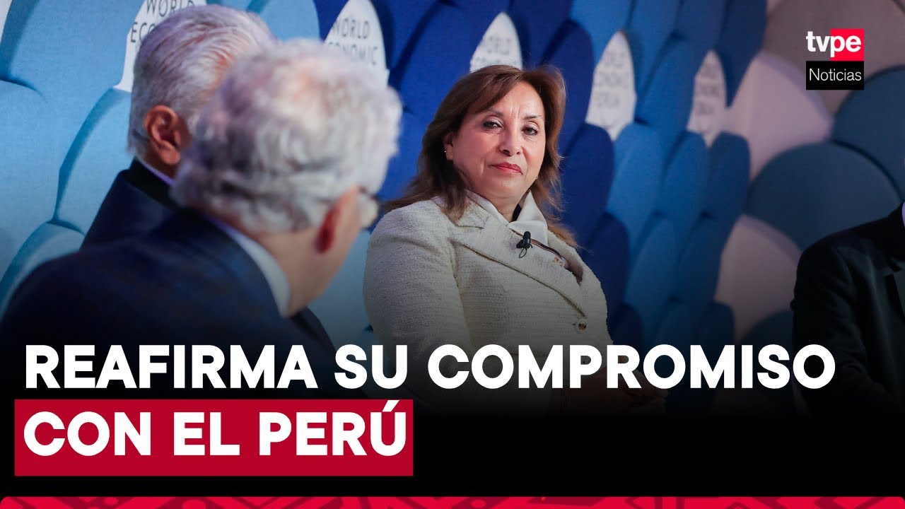 Presidenta Boluarte: vamos a dejar un país con el camino trazado para su crecimiento económico