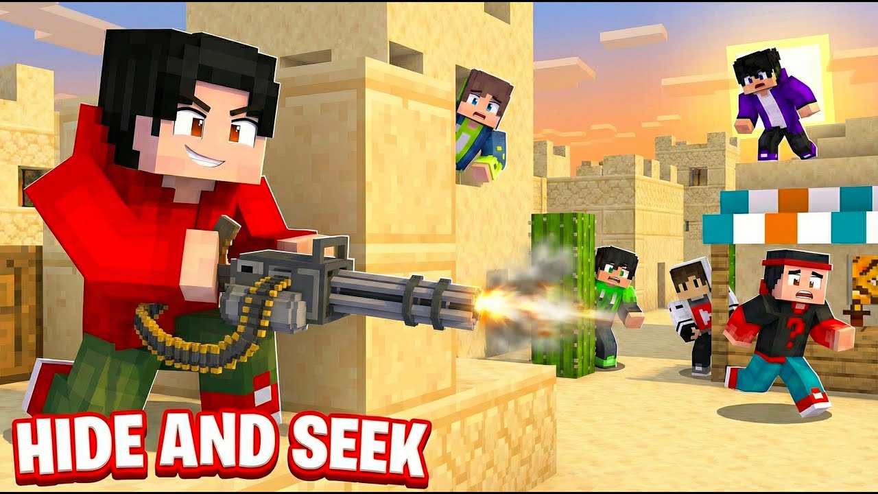 Minecraft Hide and Seek with Friends 🤣