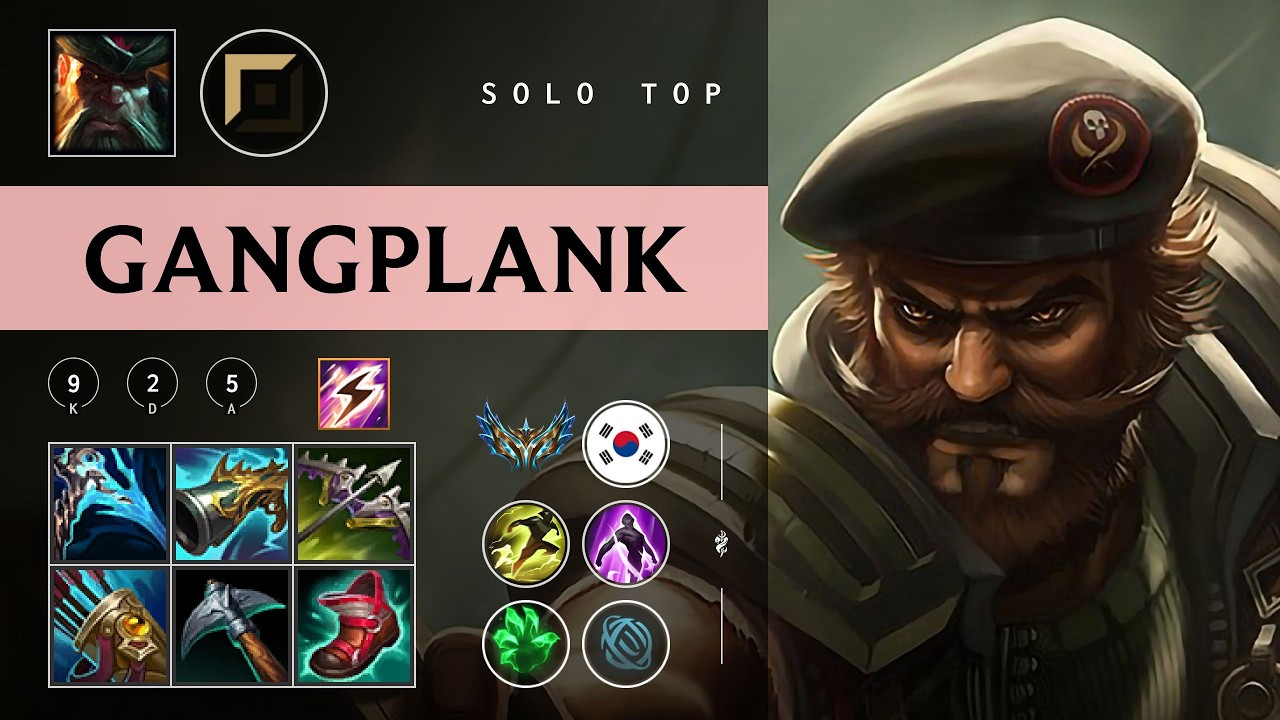 Gangplank Top vs Aatrox - KR Challenger Patch 26.05