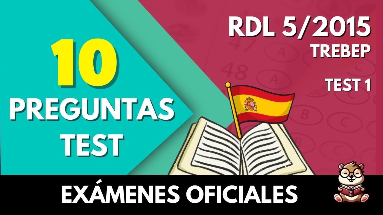 TEST 1 | Preguntas TEST TREBEP | Ex&aacute;menes oficiales