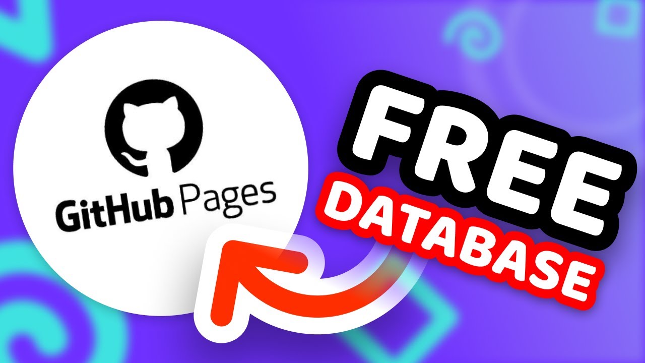 Бесплатно размещайте свою базу данных на страницах Github