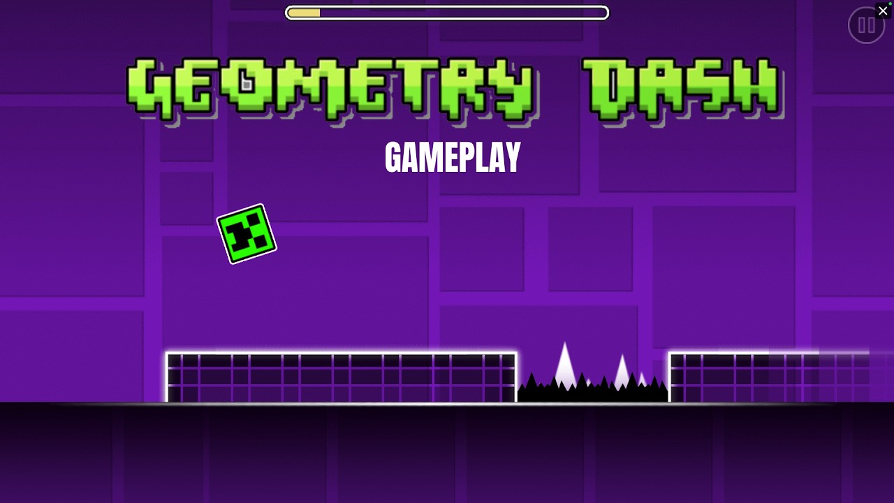 Geometry Dash Gameplay! - PART 1 - STEREO MADNESS