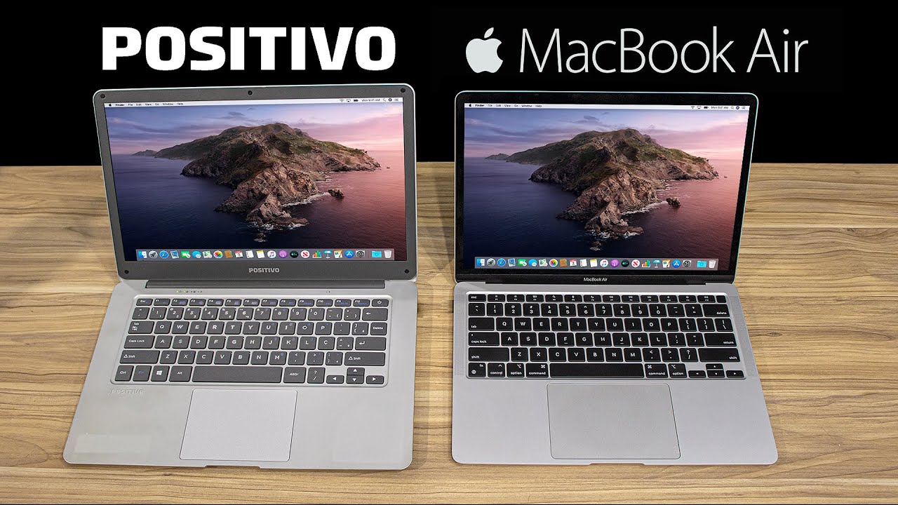 Fiz meu notebook POSITIVO parecer MUITO com um MACBOOK