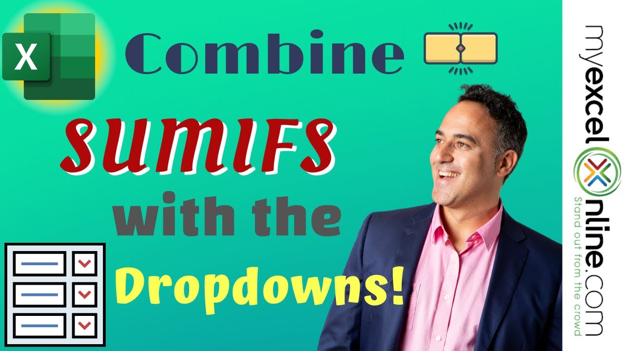 Combine Excel SUMIFS with Dropdowns - Excel Formulas Tutorial