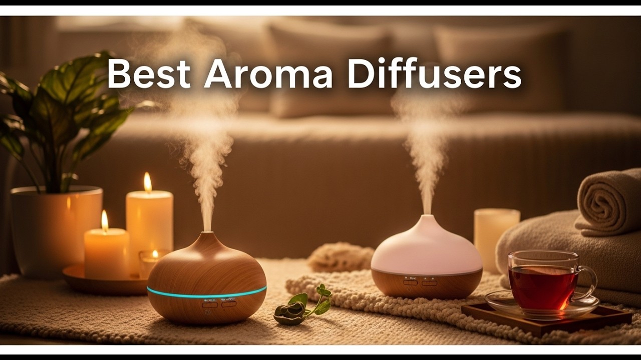 TOP 5 Best Aroma Diffusers 2026 | Essential Oil Diffusers For Large & Small Rooms