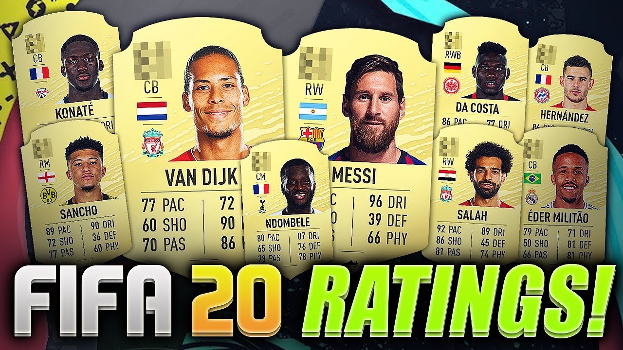 50+ OFFICIAL FIFA 20 LEAKED PLAYER RATINGS & STATS!