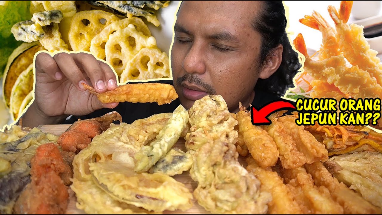 orang jepun suka makan petang-petang (mukbang malaysia) TEMPURA PRAWN
