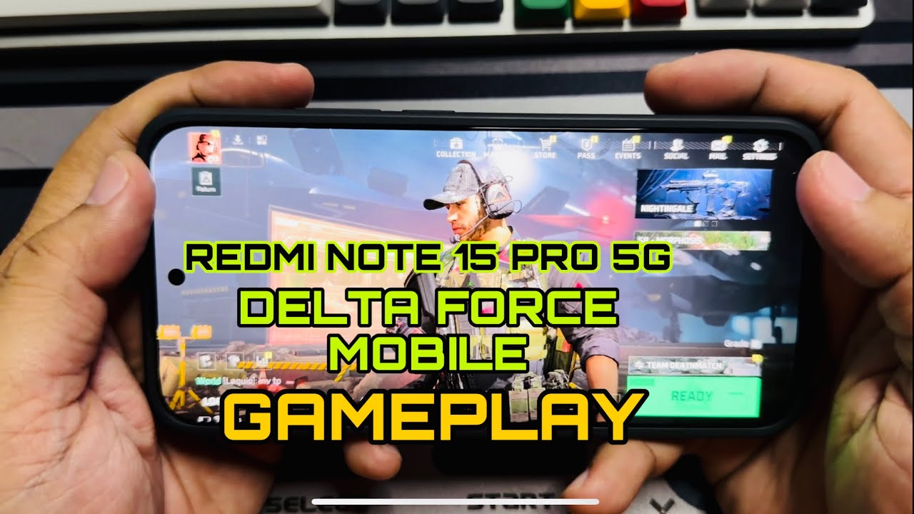 Redmi Note 15 Pro 5G | Delta Force Mobile 60FPS Test