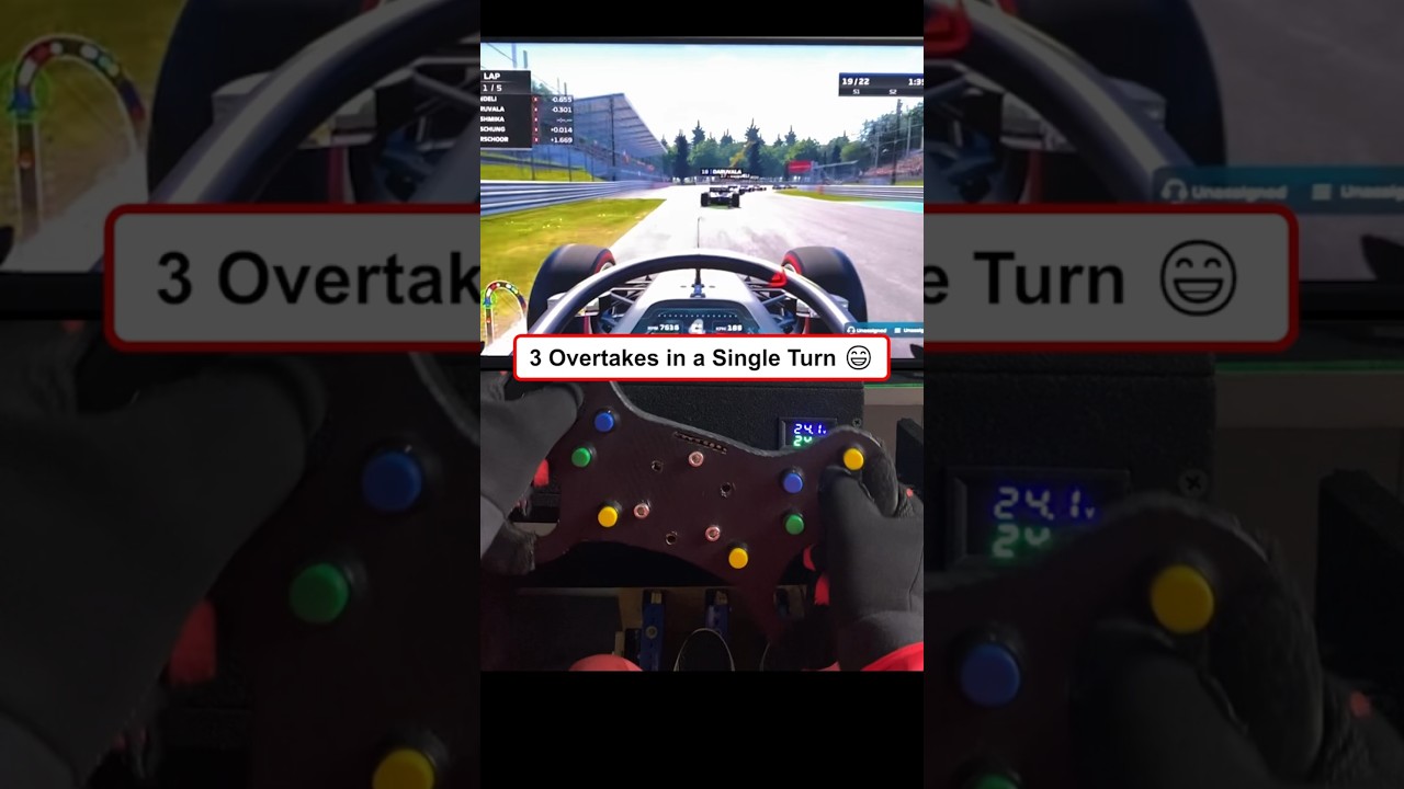 POV 3 Cars Passed in ONE Corner 😁 | F1 22