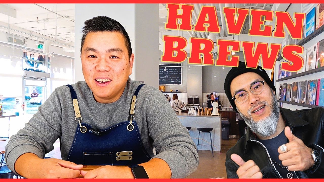 Toronto's Up and Coming☕Café Coffee Roasters👍🏻Haven Brews🎷Live Music, Vinyl 🎨Artsy Joint! (字幕cc)