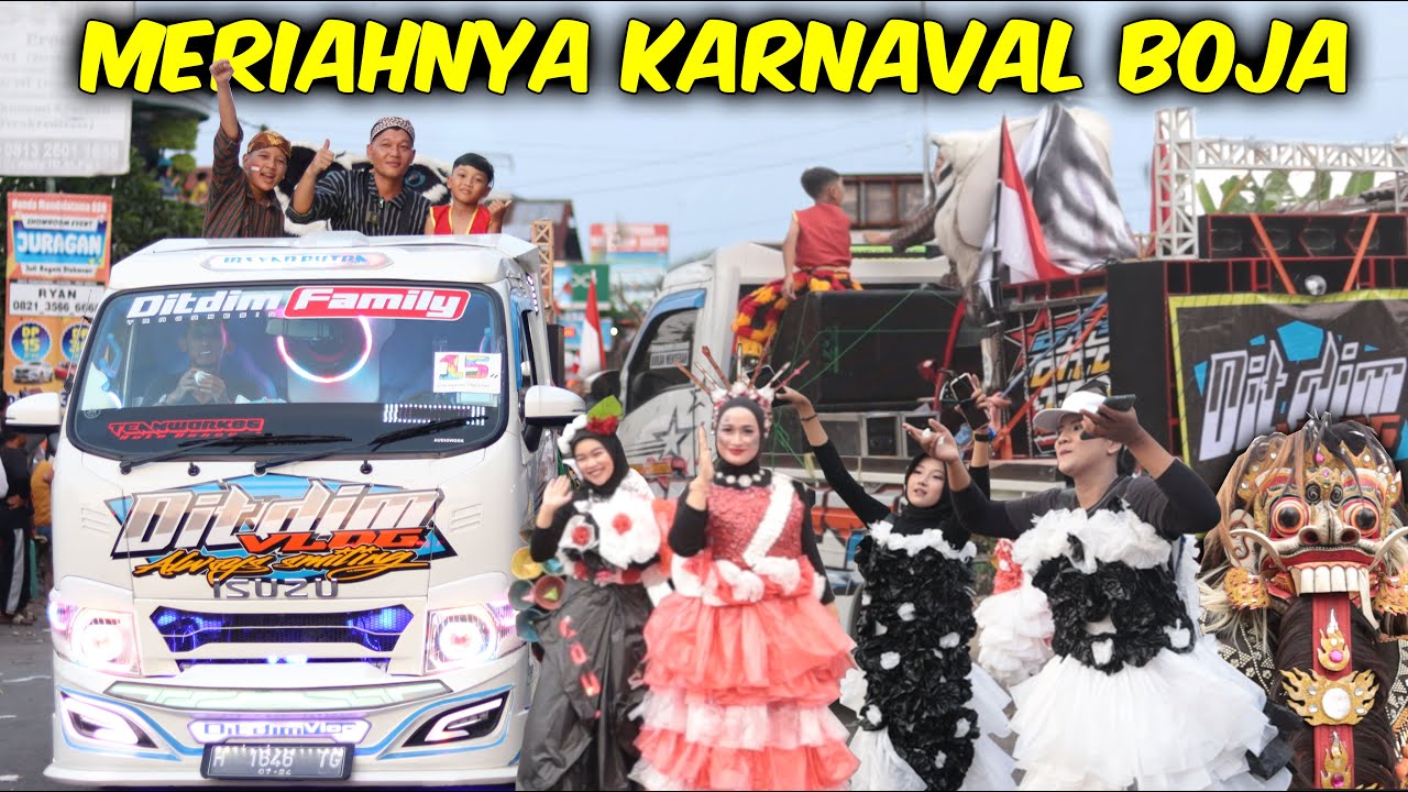 DITDIM IKUT MERAMAIKAN ACARA KARNAVAL BOJA KENDAL!! FULL MERIAH SAMPAI MALAM