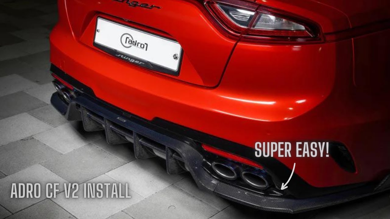 How to install your Adro Carbon Fiber V2 Diffuser on the Kia Stinger GT