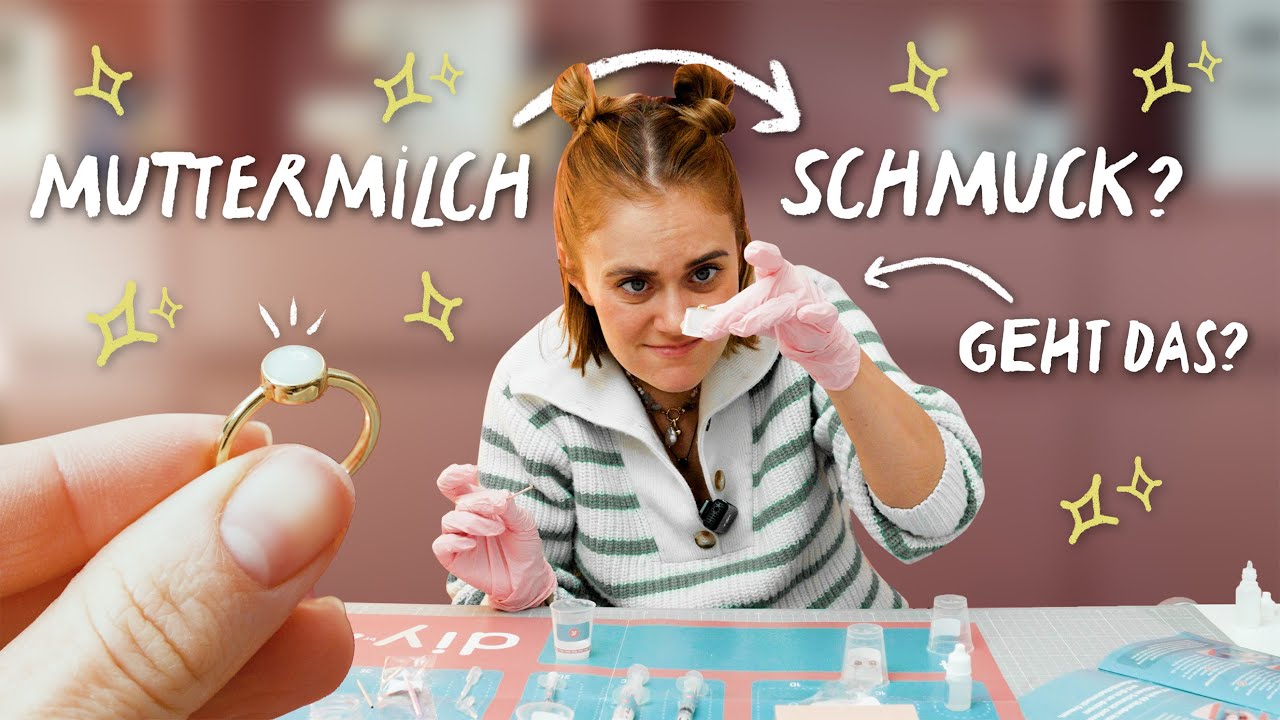 Schmuck aus meiner Muttermilch machen - ob das was wird? | Ein DIY Experiment