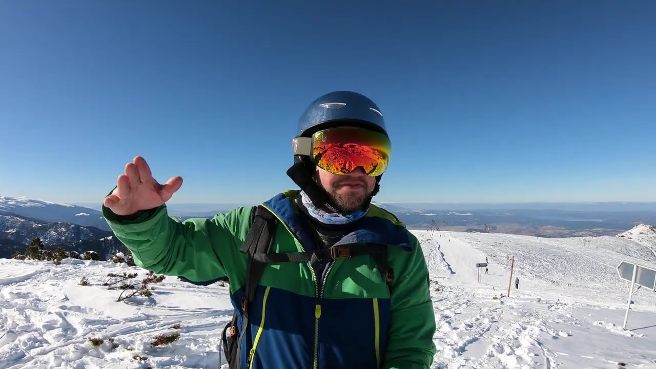 Snowboarding in Borovets top to bottom 🗻 Suhar - Markudjik - Musala Pathway 🏂 🎥