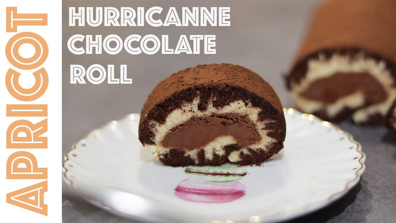 Hurricane chocolate roll  / Dvoubarevná hurricane roláda