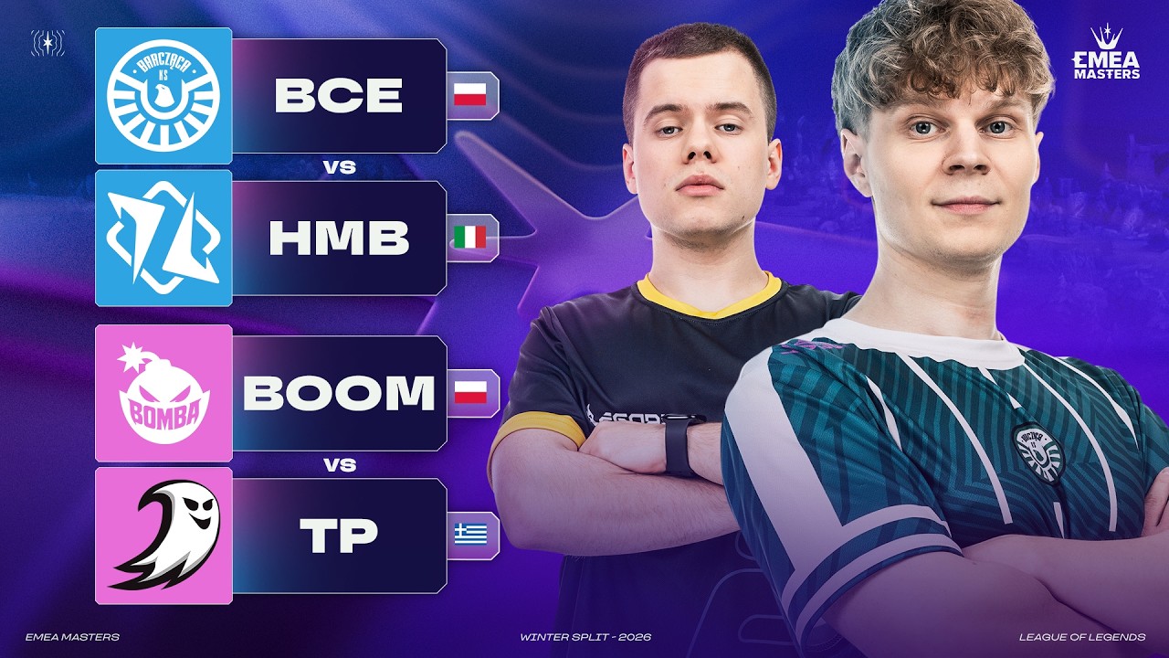 🔴Barcząca Esports vs HMBLE🔴Bomba Team vs Team Phantasma🔴EMEA MASTERS WINTER 2026🔴