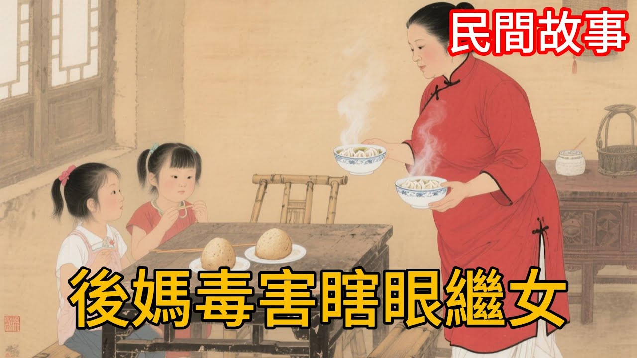 後媽毒餃害瞎眼繼女！老黃狗捨命相救，窮小子得夜明珠變王爺，嬰兒變牛犢竟娶富家女？#民间故事#故事頻道#听书#民間故事#有聲書#說書#睡前故事#情感