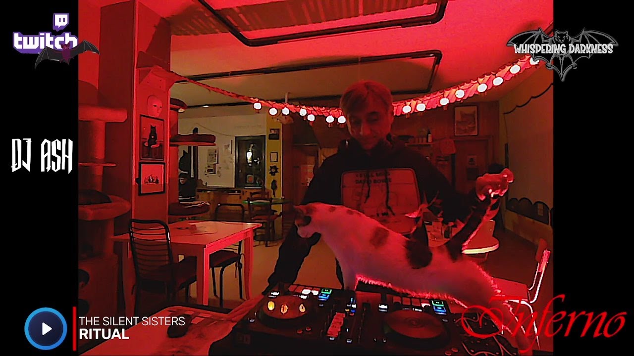 DJ Ash #inferno  #goth#postpunk #darkwave mix Vol.119 live from #Neko Cat Café Vicenza  (06.11.2025)