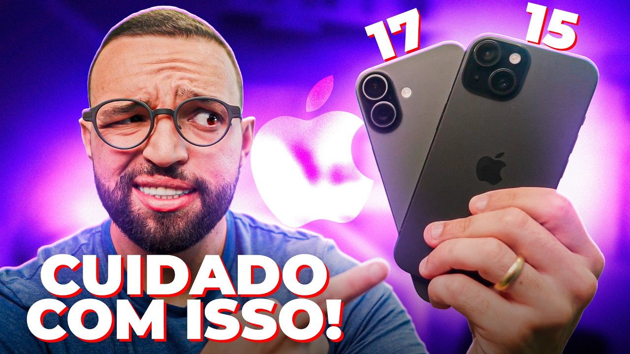 iPhone 17 vs iPhone 15 &mdash; o resultado VAI TE SURPREENDER! Comparativo!