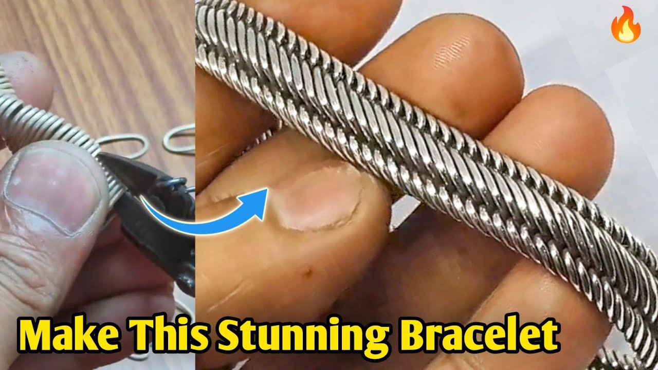 DIY Silver Bracelet | Bold Braided Cuff Design | Jewelry Making Tutorial