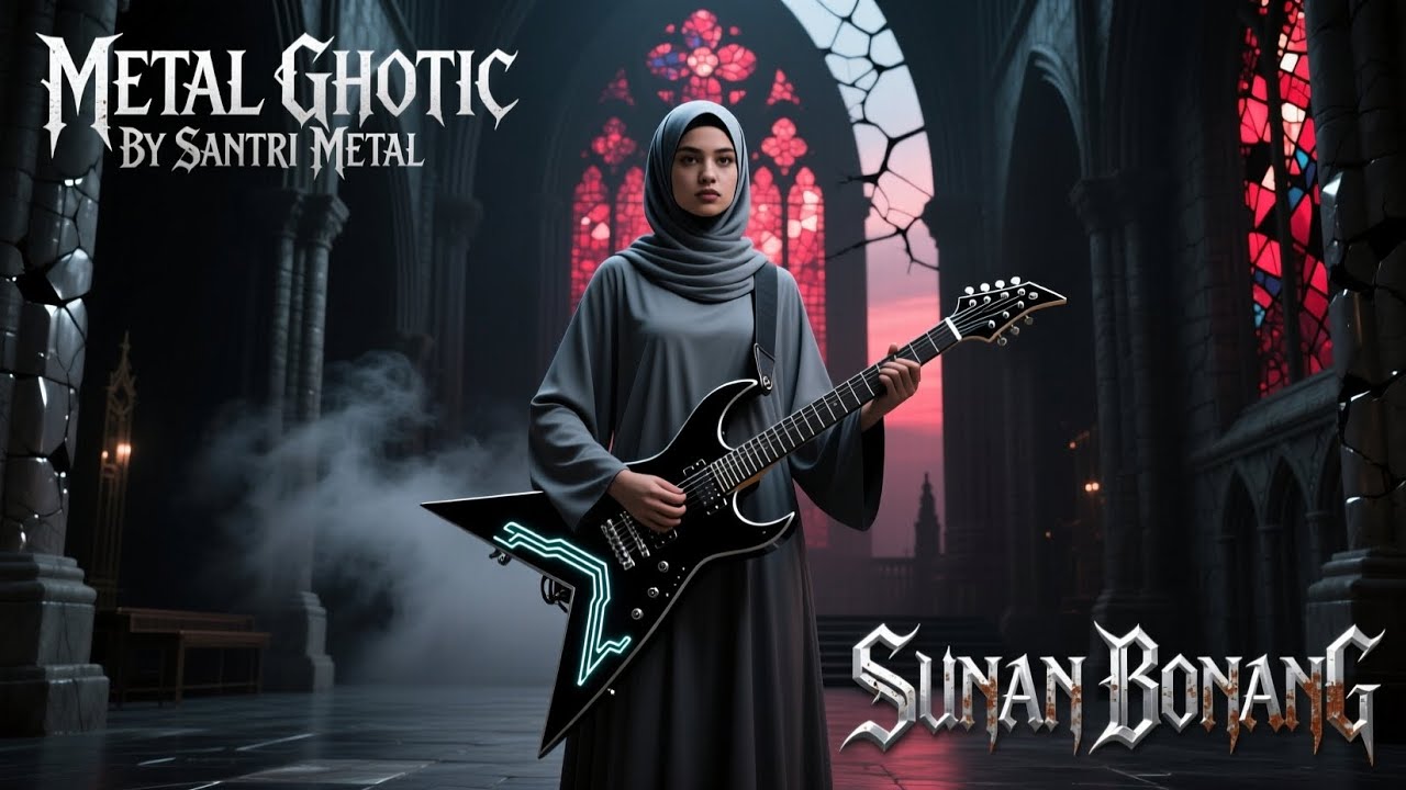 SUNAN BONANG | Metal Gothic Girl Religius | Musik AI #viral #musikai #trending 