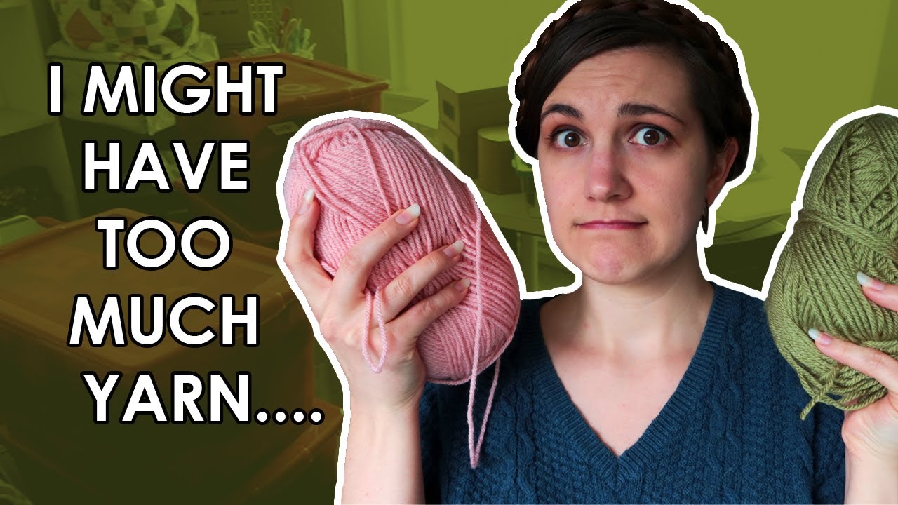 The Curse of the Giant Yarn Stash | Organizing My Craft Room