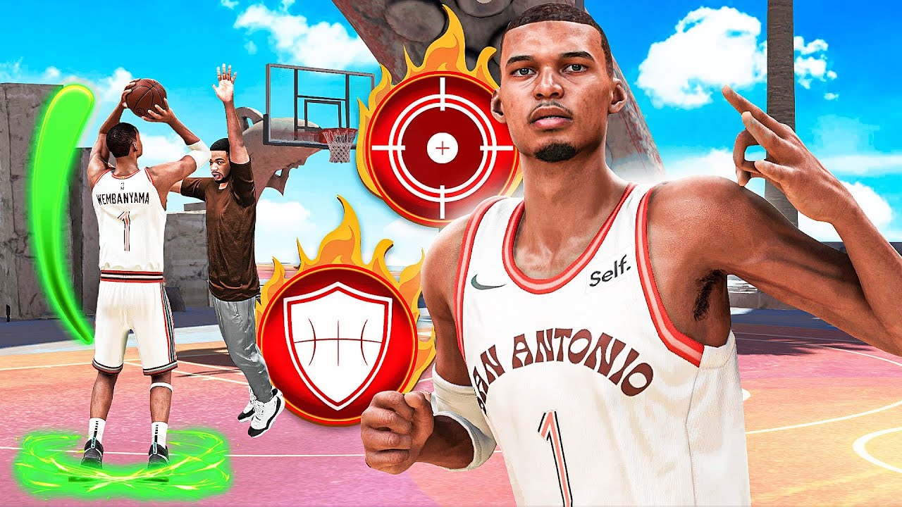 99 OVR VICTOR WEMBANYAMA BUILD is UNGUARDABLE in EVERY GAME-MODE (NBA 2K24)